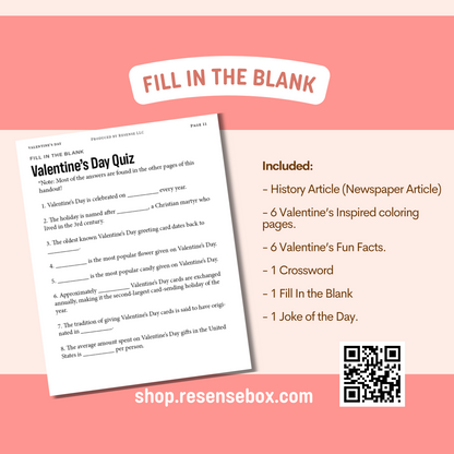 FREE Valentine's Day Dementia Friendly Printable (PDF DOWLOAD)