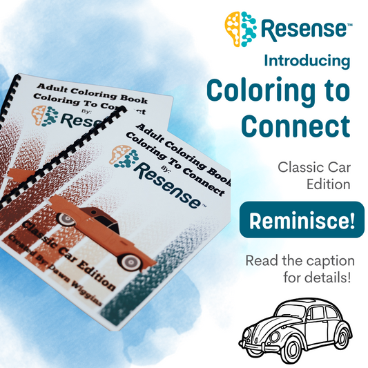 Coloring to Connect: Classic Car Edition