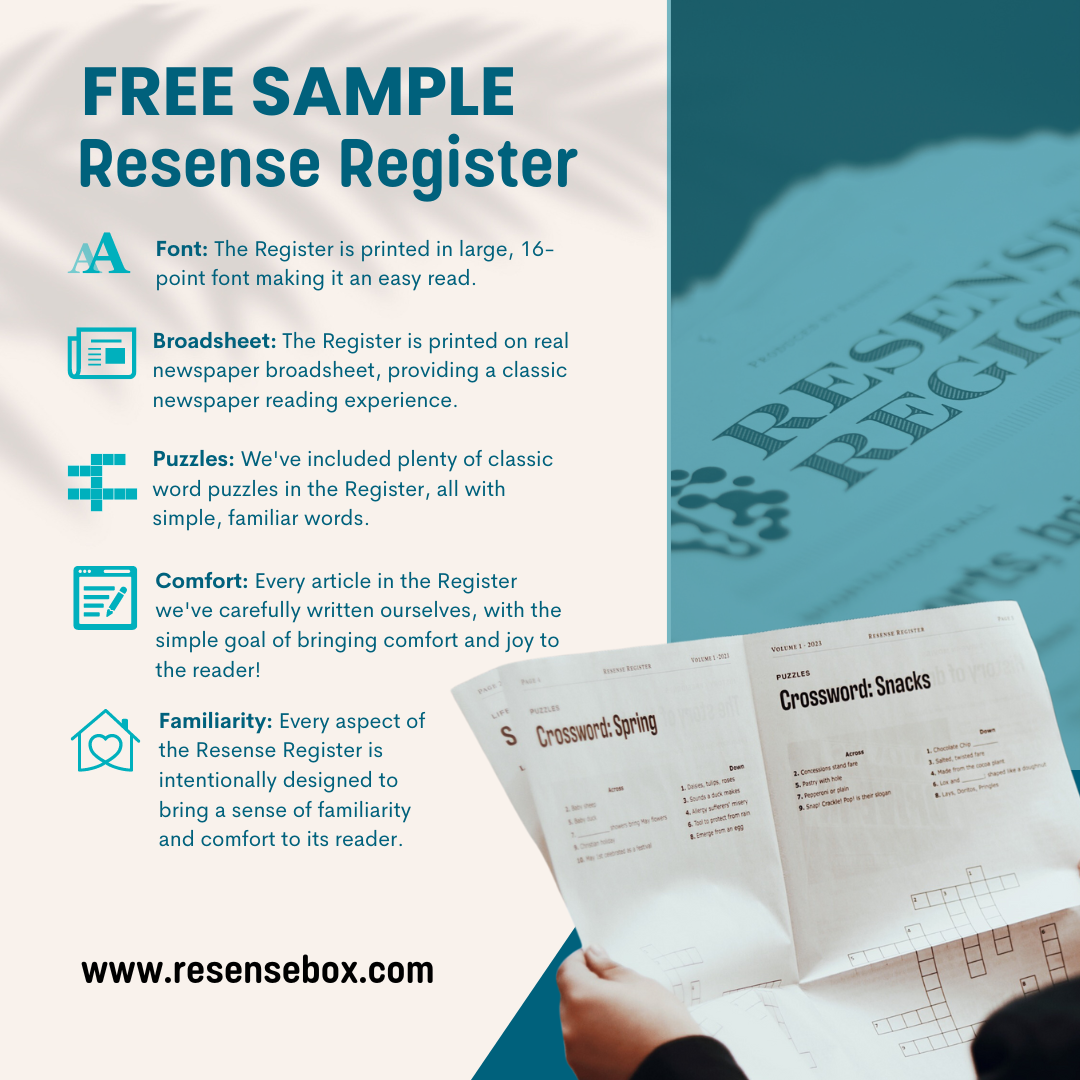 Resense Register Sample Copy
