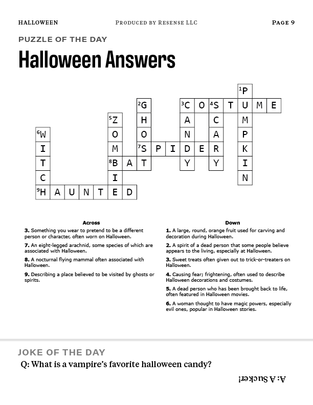 FREE Halloween Dementia Friendly Printable (PDF DOWLOAD)